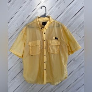 Nylon short sleeved button up